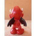 20213 Devil Smurf, vintage Smurfs figure. Shipping will only be charged once!