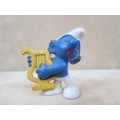20070 Harp Smurf, vintage Smurfs figure. Shipping will only be charged once!