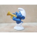 20072 Trumpet Player Smurf, vintage Smurfs figure. Shipping will only be charged once!