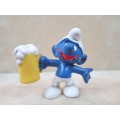 20078 Beer Smurf, vintage Smurfs figure. Shipping will only be charged once!