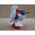 20141 Captain Smurf, vintage Smurfs figure. Shipping will only be charged once!