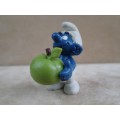 20160 Apple Smurf, vintage Smurfs figure. Shipping will only be charged once!