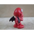20213 Devil Smurf, vintage Smurfs figure. Shipping will only be charged once!