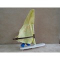 40215 Windsurfer Smurf, vintage Super Smurfs figure. Shipping will only be charged once!