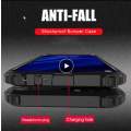 Luxury Armor Shockproof Soft Cover Back Case + Leather Flip Cover Wallet for Xiaomi Pocophone F1