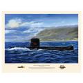 Daphne class Submarine `Emily is already a friend of the family` - A2 Fine Art Print