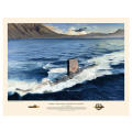 Daphne class Submarine `Johanna- the last of the `TANTES VAN NANTES`` - A2 Fine Art Print