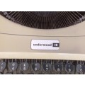 Underwood 18 1960's Vintage Typewriter With Bag