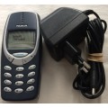 Original Nokia 3310 Cellphone Plus Charger Adapter Great Condition