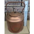 Vintage Collectable Brass kettle With Coal Stand Hand Made Retreat Cape Town No 1894