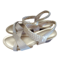 Queenspark Ladies Gold GF233 Sandals