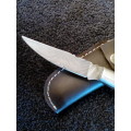 Hand Made Damascus Steel Folding Knife-Two Available
