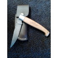 Hand Made Damascus Steel Folding Knife-Two Available