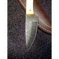 Hand Made Damascus Steel Skinning Knife