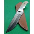 HANDMADE DAMASCUS STEEL HUNTING KNIFE !!!