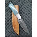 HANDMADE DAMASCUS STEEL HUNTING KNIFE !!!