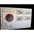 1976  ISLE OF MAN  First Day Cover  ( Coin & Stamps ) Rear Collectable