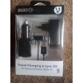 Travel charging & sync kit for Samsung Galaxy tablet PC