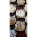 ROAMER AND DELFIN WATCH LOT FOR REPAIR OR SPARES