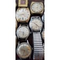 ROAMER AND DELFIN WATCH LOT FOR REPAIR OR SPARES