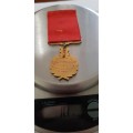 9ct GOLD MEDAL (10g) FROM 1929- SONS OF ENGLAND SOCIETY SOUTH AFRICA