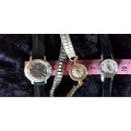 3 LADIES WATCHES FOR REPAIR- EBEL, OMEGA, MOVADO