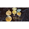 3 SWISS MOVEMENT POCKET WATCHES FOR REPAIR TO HIGHEST BIDDER