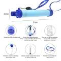 Water Filter Straw Water Purifier Filtration Kit Set for Emergency Camping Traveling