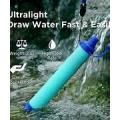 Water Filter Straw Water Purifier Filtration Kit Set for Emergency Camping Traveling