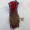 SOUTH AFRICA JOHN CHARD DECORATION  NUMBER. No.196 TO K.A.VANDERPLANK ROYAL CYPHER