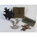 Rhodesia Badges and cufflinks,Selous scouts,P.A.T.U etc