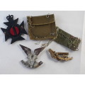 Rhodesia Badges and cufflinks,Selous scouts,P.A.T.U etc