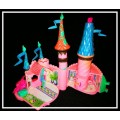 Mini Polly Pocket-sized Castle, Fairy House and School House
