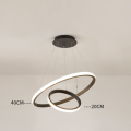 Modern Pendant Lamp Led Circle Ceiling Light - 2 Rings (20+40cm)