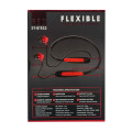 Bluetooth 5.0 Wireless Flexible on-the-neck Headphones - BT852 - Red
