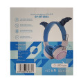 Bluetooth 5.0 Wireless Headphones With LED - BT1631 - Blue