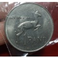South Africa R1 - One Rand 1990 Botha (Nickel)
