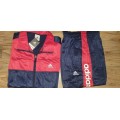 ADIDAS Tracksuit Super Slim Fit - Large  - Brand new - with tags (Red/Navy)