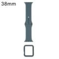 Silicone Strap with Protective Face for for iWatch - 38mm 40mm 42mm 44mm