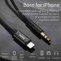 Audio AUX Cable for Lightning Male to 3.5mm Male 1m HIFI Output Jack Cable Adapter for Car