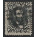 USA-Scott #77-1861/62-15c-Black  used. Price R825 (cv R3,300)