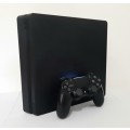 PLAYSTATION 4 SLIM 1TB JET BLACK - ALMOST MINT  - ALL ACCESSORIES INCLUDED - 3 MONTH WARRANTY