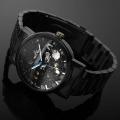 Men's Black Skeleton Stainless Steel Antique Steampunk Automatic Mechanical Watch