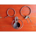 German WW1 Artillery Fuze Safety rings/covers