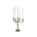 5 Candle Holder Solid Brass 31cm