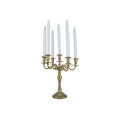 7 Candle Holder Solid Brass 31cm