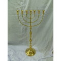 Menorah 7 Candle Holder Solid Brass 114cm Height