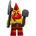 ~ New LEGO Minifigures Series 17 Battle Dwarf ~ New in Sealed Packaging ~ Discontinued (71018)