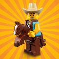 ~ New Lego Minifigures Series 18 Cowboy Costume Guy ~ New in Sealed Packaging ~ Discontinued (71021)
