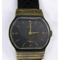 Rare - Russian Pobeda Black and Gold Tone Gent`s Watch